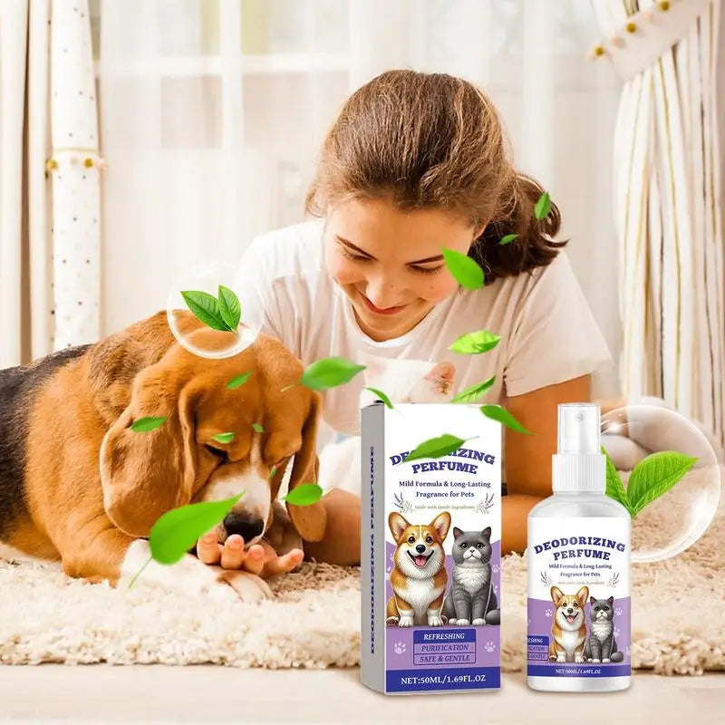 Pet Odor Eliminator Spray Pet Deodorizer Smell Control Portable Dog Deodoriser Spray For Sofas Carpets Curtains And Car