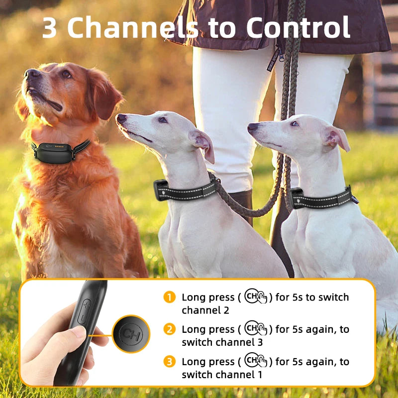 Vibrator Pet Dog Bark Stop Shock Collar