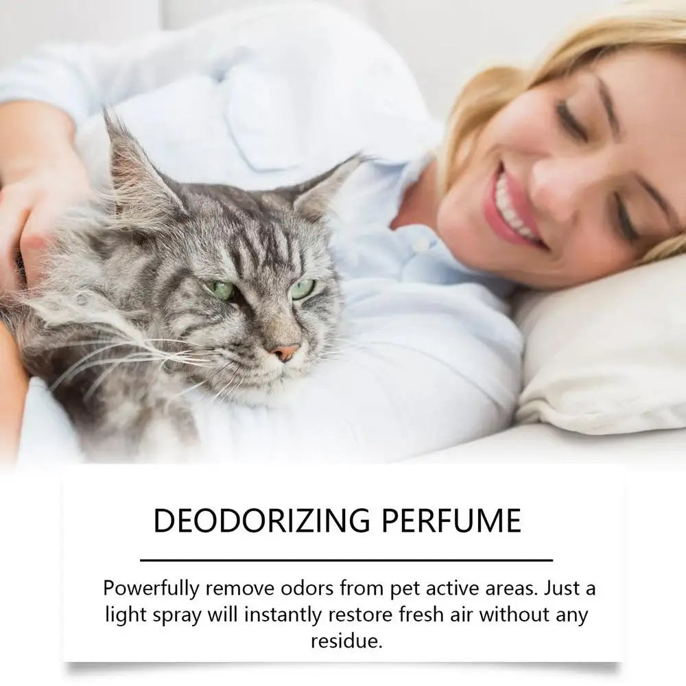 Pet Odor Eliminator Spray Pet Deodorizer Smell Control Portable Dog Deodoriser Spray For Sofas Carpets Curtains And Car