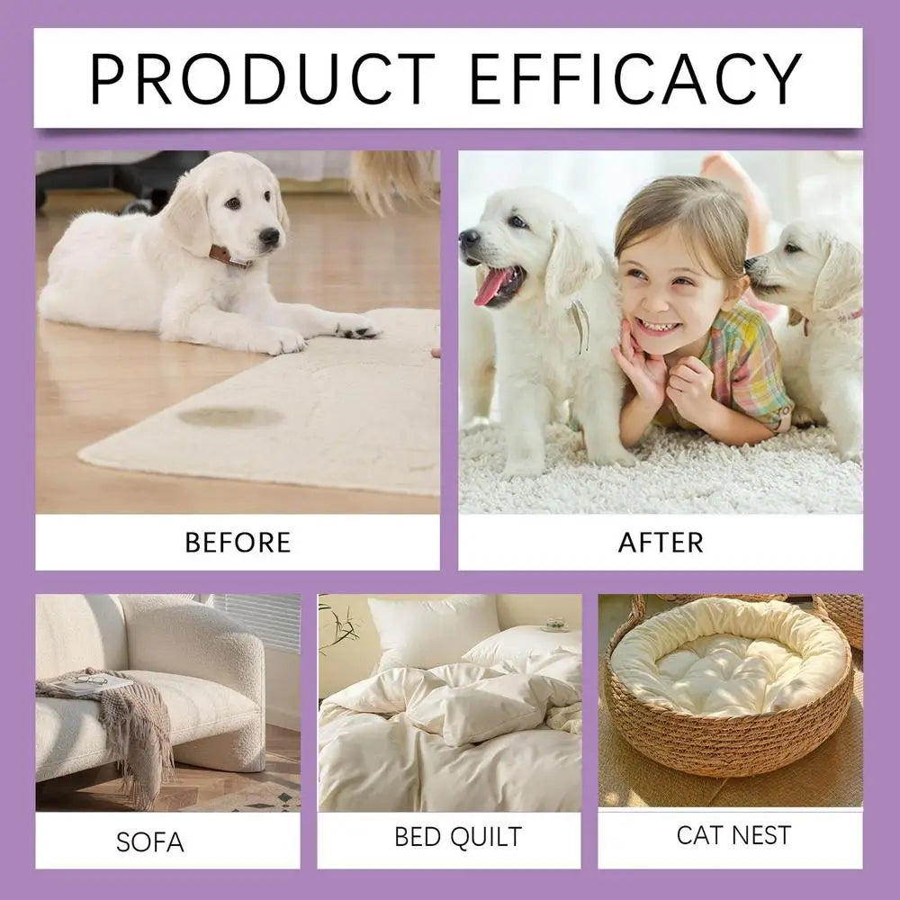 Pet Odor Eliminator Spray Pet Deodorizer Smell Control Portable Dog Deodoriser Spray For Sofas Carpets Curtains And Car
