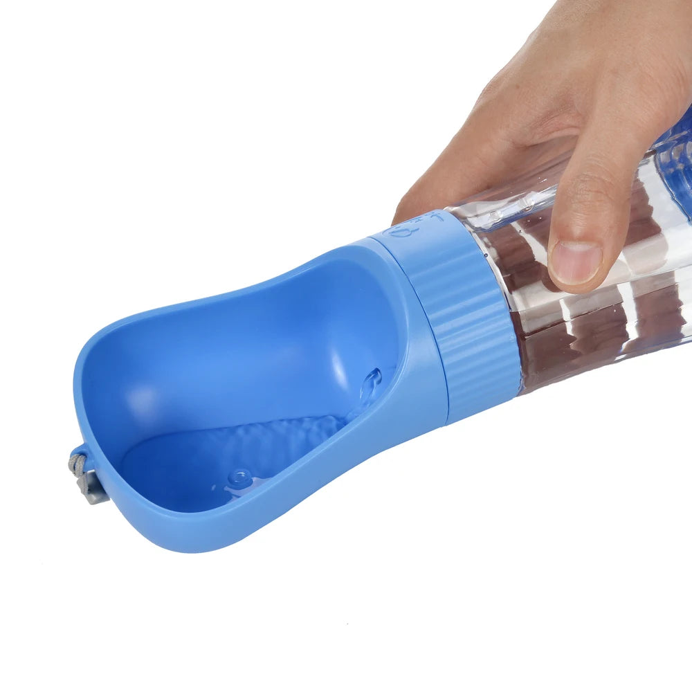 Portable Dog Water Bottle With Food Container Travel 2 in 1 Pet Water Dispenser For Small Large Dogs Cat Labrodor Drinking Bowls