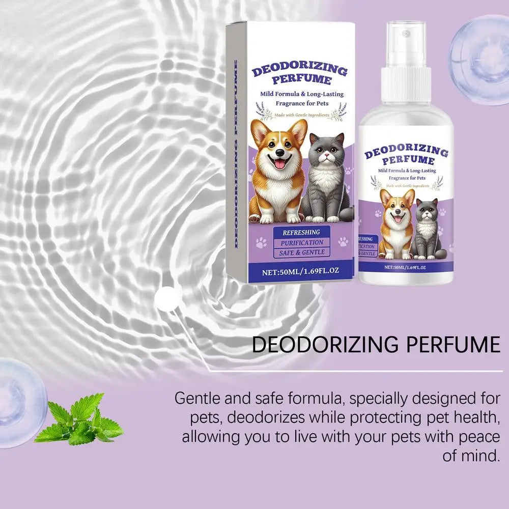 Pet Odor Eliminator Spray Pet Deodorizer Smell Control Portable Dog Deodoriser Spray For Sofas Carpets Curtains And Car