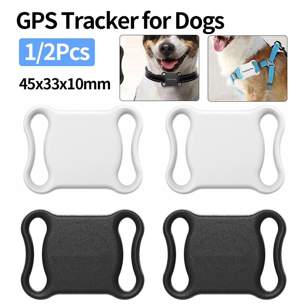 1/2Pcs GPS Tracker for Dogs Pet GPS Location Tracker Waterproof Pet Tracker with LED Light Up APP Track for Cats Pet Suppliies
