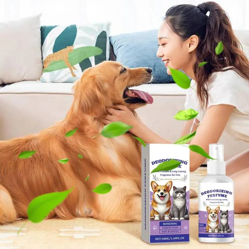 Pet Odor Eliminator Spray Pet Deodorizer Smell Control Portable Dog Deodoriser Spray For Sofas Carpets Curtains And Car