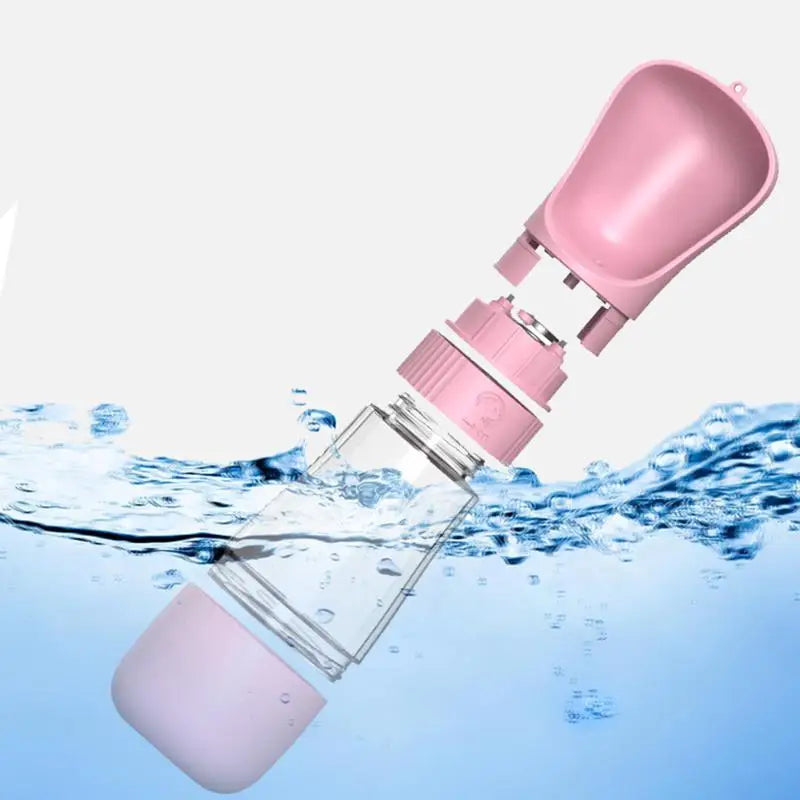 Portable Dog Water Bottle With Food Container Travel 2 in 1 Pet Water Dispenser For Small Large Dogs Cat Labrodor Drinking Bowls